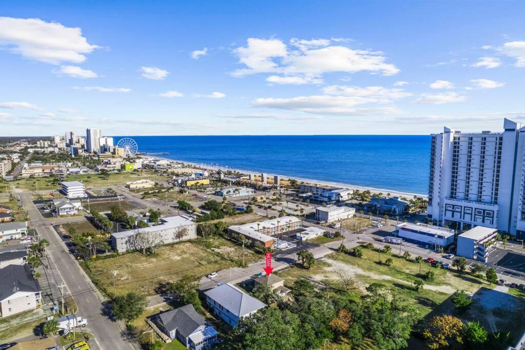 Dazzling Centrally Located Ocean View W 2 Kings, Huge Private Yard, 2 Decks, Firepit, Bbq Myrtle Beach Esterno foto